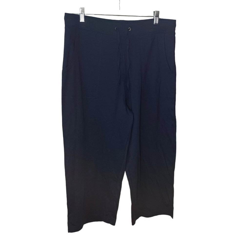 White Stag Navy Blue Lounge Ankle Pants Size Large
